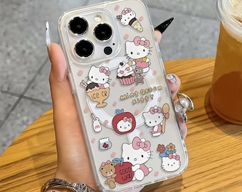 MEGA CLEARANCE Hello Kitty iPhone Case: Shockproof Silicone Soft Cover