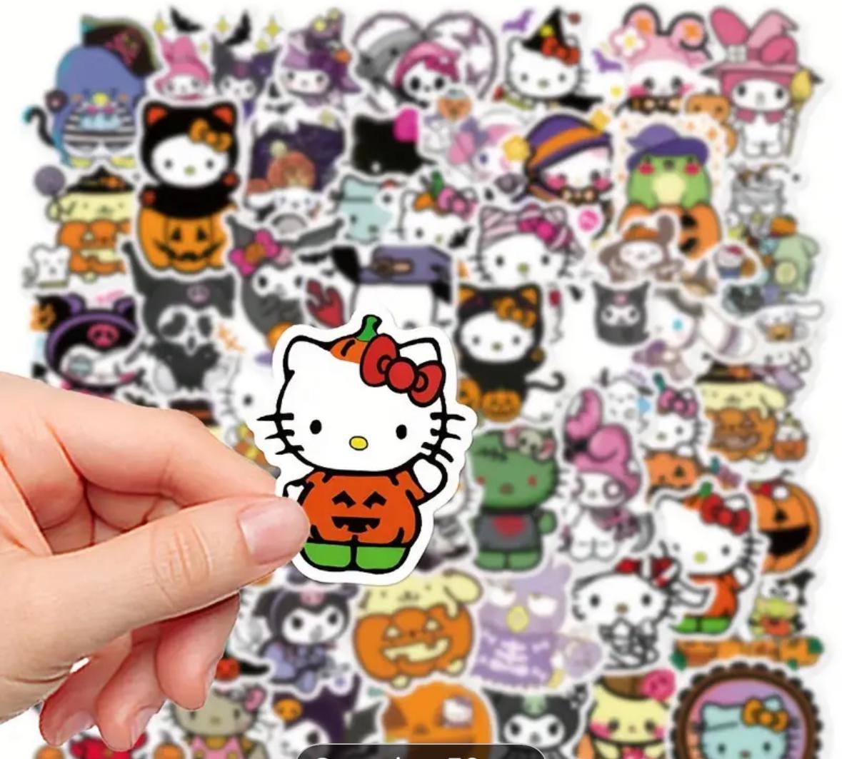 Pegatinas Reutilizables Hello Kitty - La Selva De Papel - Papelería Y