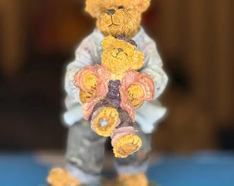 Vintage Boyd's Bear & Friends Die Bearstone Collection Daddy und Ali Playful Pastimes