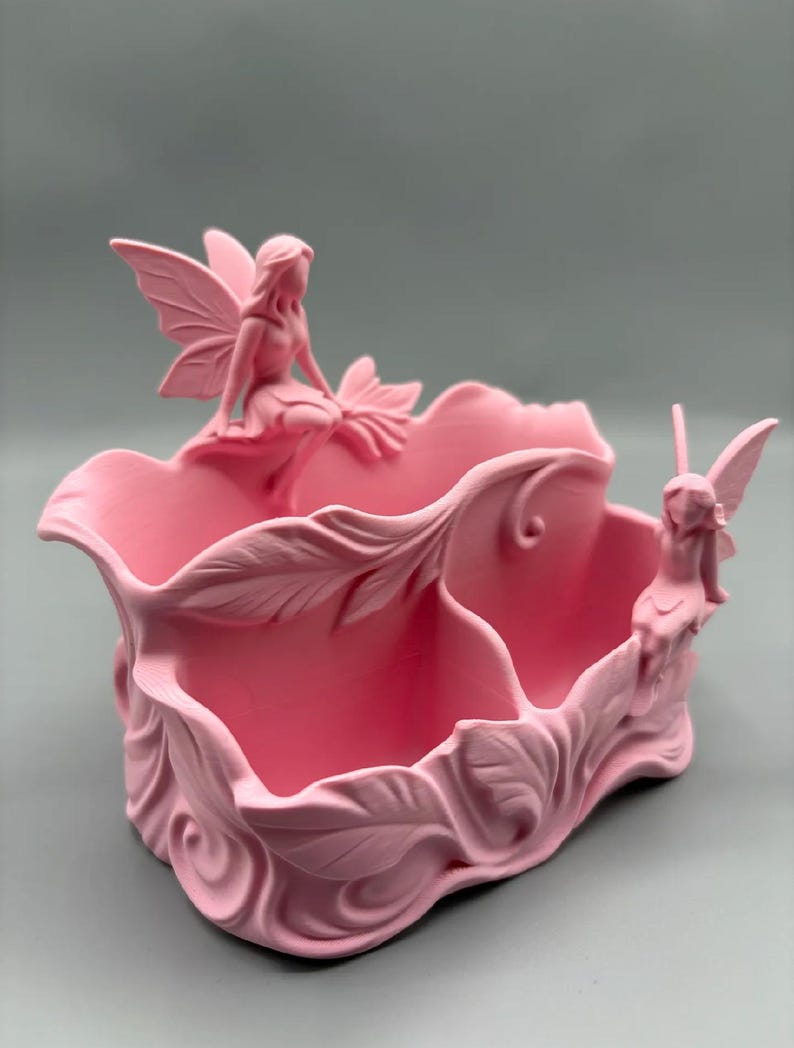 Whimsical Fairy Desk Organizer — 3D Printed Pencil Holder — Fairy Home ...