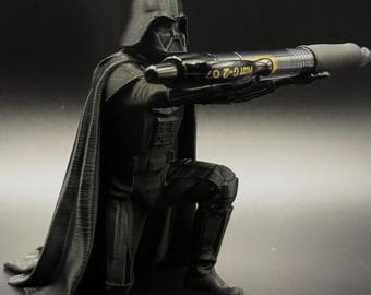 Darth Vader Pen Holder, 3D Printed Star Wars Desk Organizer, Custom Pencil Holder, Office Desk Decoration, Gift for Star Wars Fans