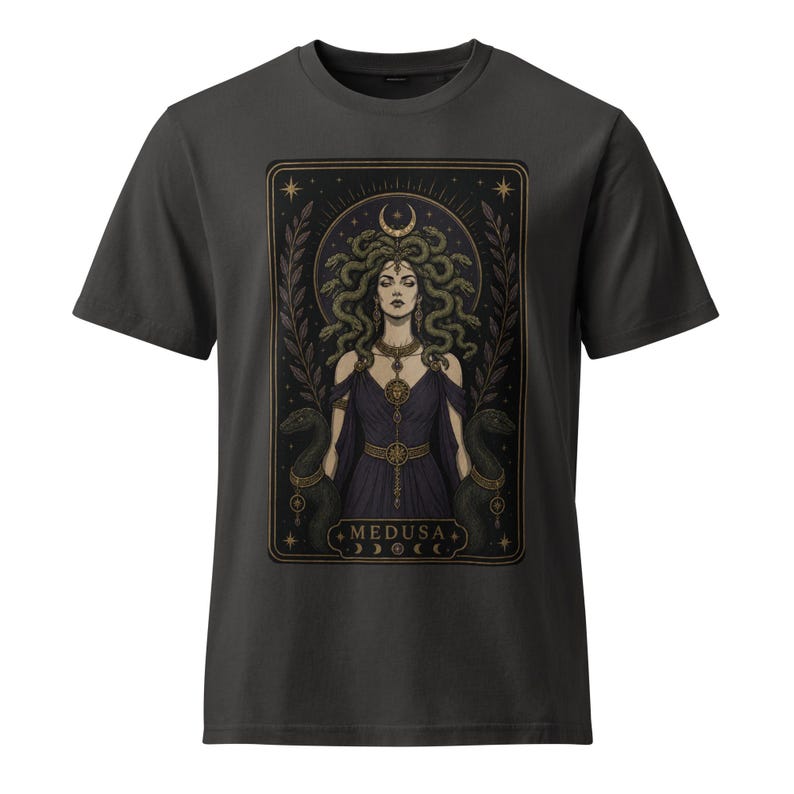 Medusa T-Shirt, Greek Mythology Shirt, Dark Feminine Aesthetic Tee