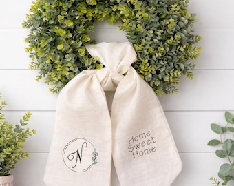 Couronne de fleurs personnalisée