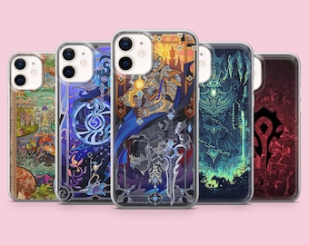 World of Warcraft phone case WOW cover for iPhone 17, 16Pro, 15, 14, 13, 12, Samsung S26, S25, S24, S23, A16, A56, A57, Pixel 10Pro