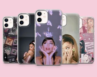 Funda para teléfono con diseño de Ariana Grande, estilo pop, para iPhone 17, 16 Pro, 15, 14, 13, 12, Samsung S26, S25, S24, S23, A16, A56, A57, Pixel 10 Pro