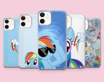 My Little Pony phone case Rainbow Dash cover for iPhone 17, 16Pro, 15, 14, 13, 12, Samsung S26, S25, S24, S23, A16, A56, A57, Pixel 10Pro