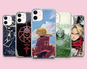 Full metal Alchemist phone case FMA Anime cover for iPhone 17, 16Pro, 15, 14, 13, 12, Samsung S26, S25, S24, S23, A16, A56, A57, Pixel 10Pro