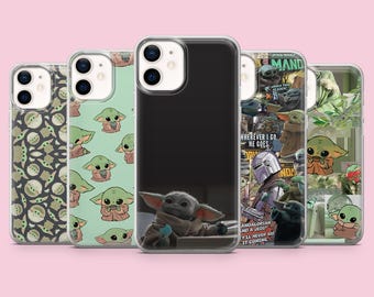 Baby yoda phone case Star wars cover for iPhone 17, 16Pro, 15, 14, 13, 12, Samsung S26, S25, S24, S23, A16, A56, A57, Pixel 10Pro