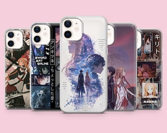 Sword art online phone case manga cover for iPhone 17, 16Pro, 15, 14, 13, 12, Samsung S26, S25, S24, S23, A16, A56, A57, Pixel 10Pro
