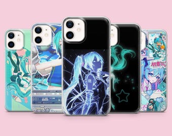 Voicaloid phone case phone case Hatsune Miku cover for iPhone 17, 16Pro, 15, 14, 13, 12, Samsung S26, S25, S24, S23, A16, A56, A57, Pixel 10