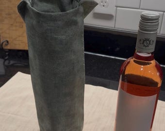 Handmade Wine Tote Bag