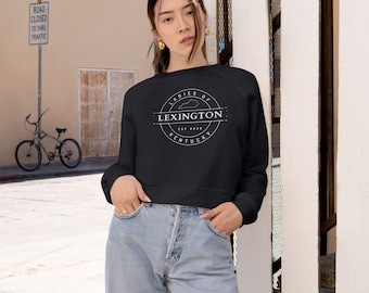 Women's Cropped Fleece Pullover