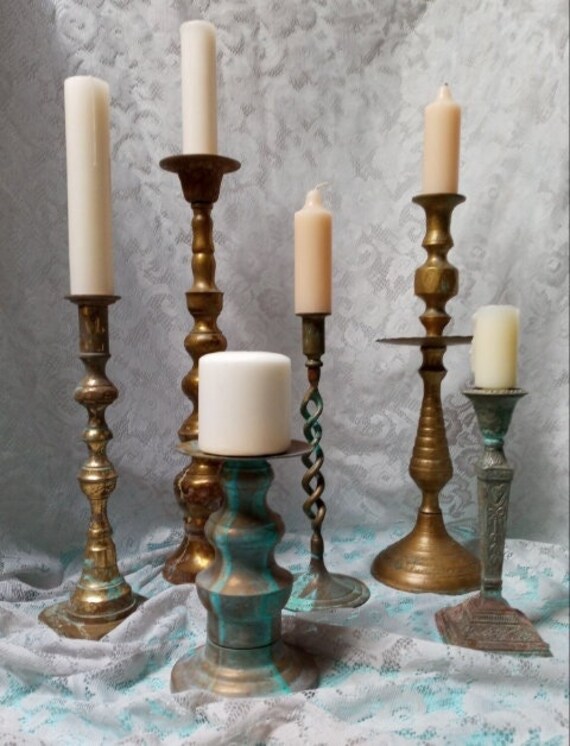Boho candlestick holders deals