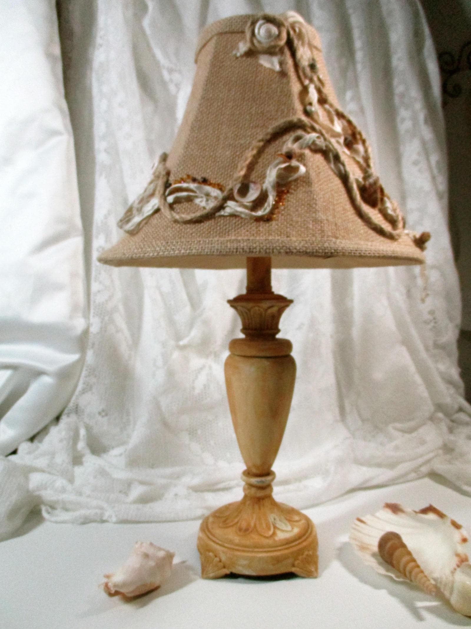 Beach Cottage Lamp / Table Lamp / Nautical Lamp Upstairsataliceanns ...