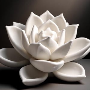 Escultura de flor de loto en flor - Impresión 3D - Archivo .3mf gcode