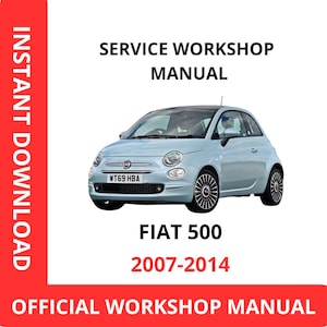 Fiat 500 workshop manual - Etsy 日本