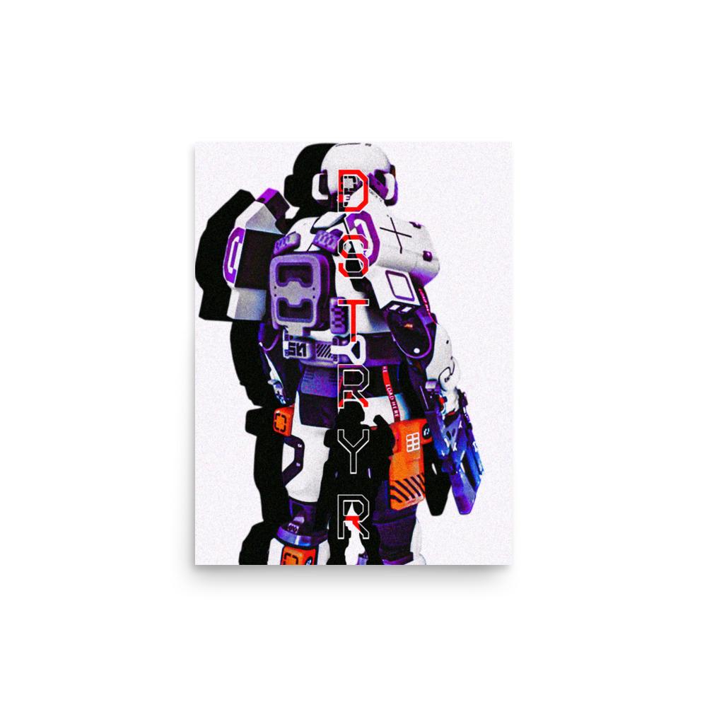 Destroyer Runner Shell | Video Game Poster | Gaming Wall Art | Gamer ...