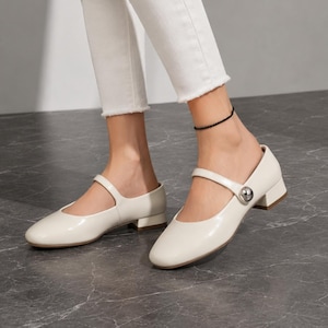 shoes for retro dress Amazon.com | Shoe for Women Vintage Mary Janes Closed Toe Ankle Strap Dress Sandals,Lace Up Bridal Shoes Dress Shoe Chunky Heel Pumps Wedding Character Dance Office Lady Wedding Retro (Black,4.5)