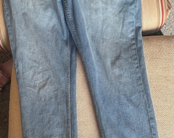 Banana Republik Skinny Fit Jeans Herren 35x30 Light Wash Stretch Denim Hose