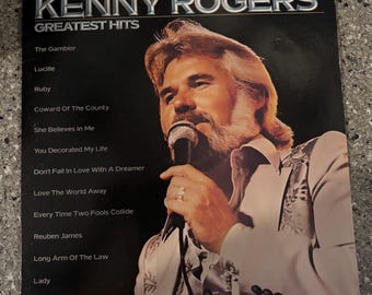 Grandes éxitos de Kenny Rogers / Vinilo LP / Liberty Records LOO-1072 / Clásico del country