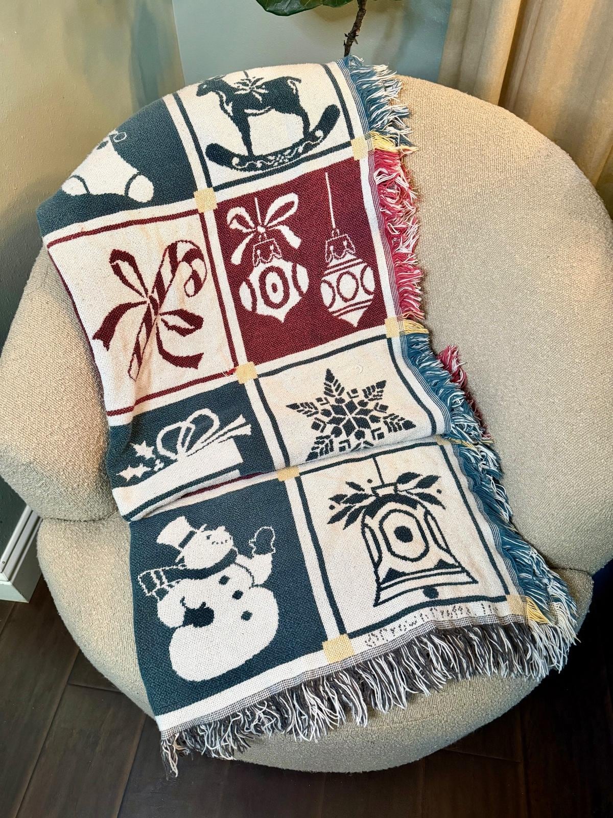 Vintage Crown Crafts Blanket - Etsy