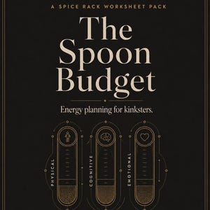 Spoon Theory Energy Planner for Kinksters: Budget Recovery (PDF Download) image 2