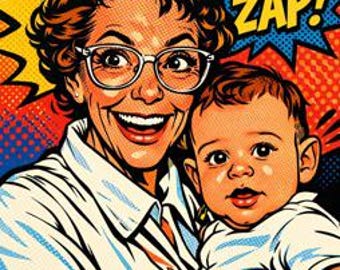 Custom Pop Art Portrait From Your Photo — Digital Download + Social Media Avatar