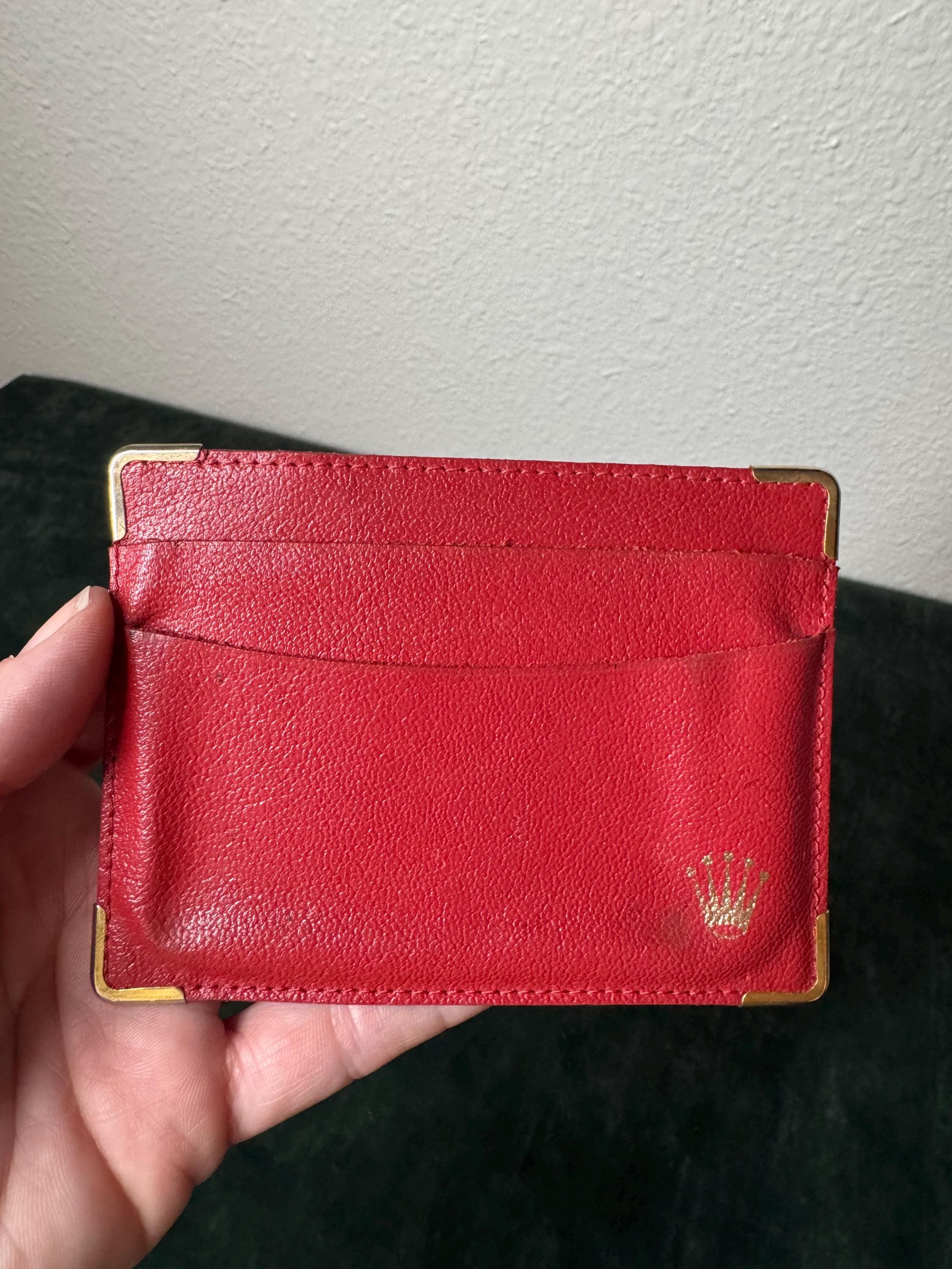 Red Rolex Wallet - Etsy