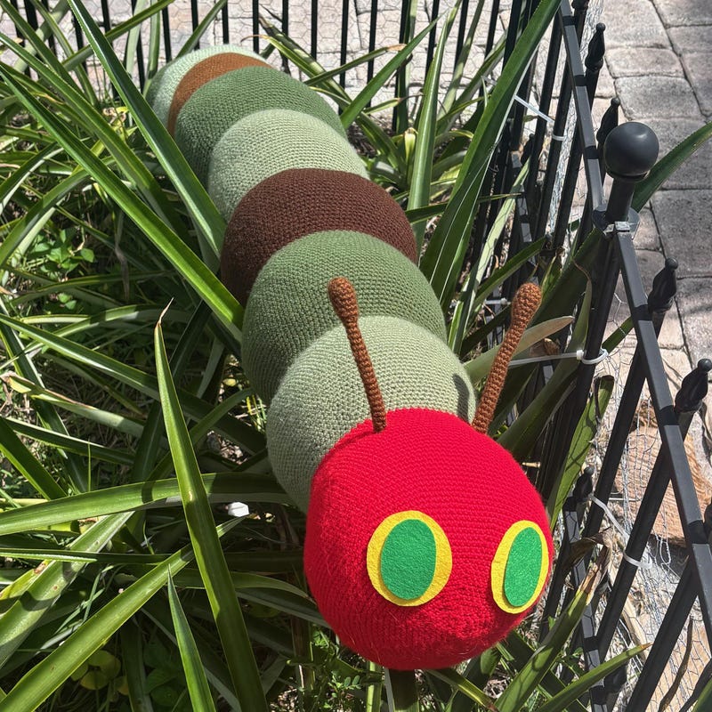 Crochet Insect Pattern Crocheted Giant Caterpillar - Etsy