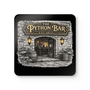 The Python Bar Corkwood Coaster Set | Hangar Bar