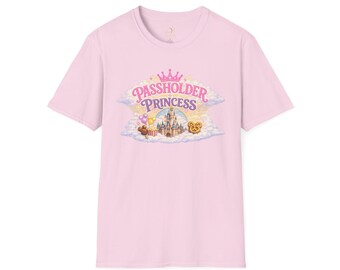 -shirt Princesse pour détenteur de laissez-passer | Thème des collations Mickey Castle Crown