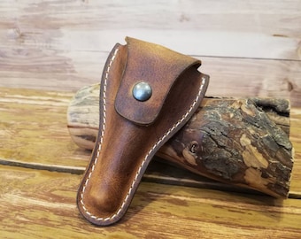 Personalized leather  mouthpiece holder for trombone  with Initials - mouthpiece case-brass accessories-mouthpiece pouch