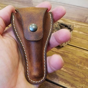 Personalized leather  mouthpiece holder for trombone  with Initials - mouthpiece case-brass accessories-mouthpiece pouch