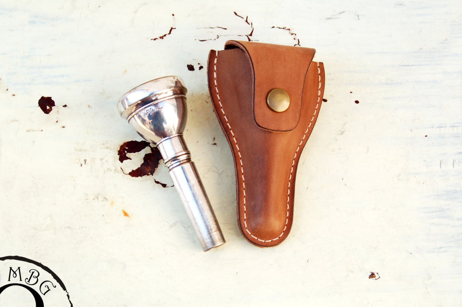 Personalized Leather Mouthpiece Holder for Trombone With Etsy