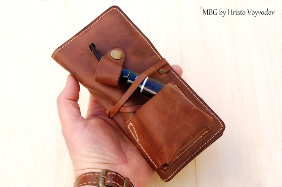 tobacco pouch etsy Personalized Leather Pipe & Tobacco Pouch - Leather Pipe Roll-leather Pipe  Bag - Leather Pipe Case - Leather Pipe Holder - Tooled Pipe Pouch