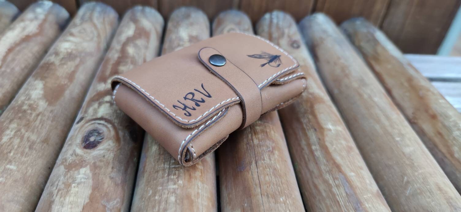 Sèche-mouches En Cuir Pour Pêche à La Mouche - Fait Main, Pologne, Taille M