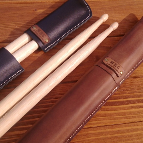 Personalized Leather Drumstick Holder Gift for Drummer. Gift Etsy