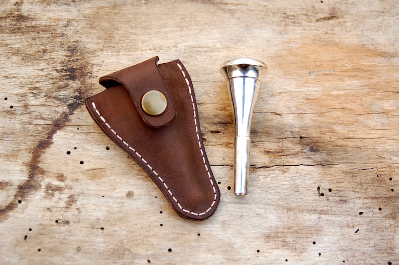 Personalized Leather Mouthpiece Holder for French Horn With Etsy