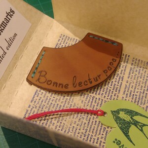 Personalized leather bookmark, Leather bookmarks, Custom engraved bookmark, Bookmark, Corner bookmark, Gift ideas