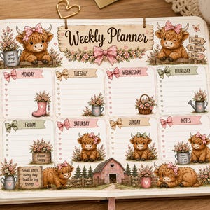 pink bows and weekly goals