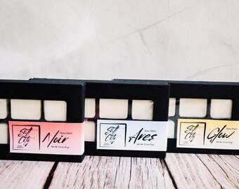 Pastillas de cera de soja vertidas a mano / Elige tus aromas, fragancias para el hogar con mucho aroma