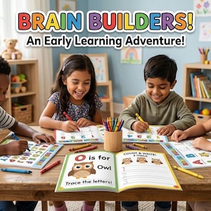 500,000+ Kids Educational Bundle PLR MRR | Printable Worksheets, Coloring Pages, Homeschool Learning Games