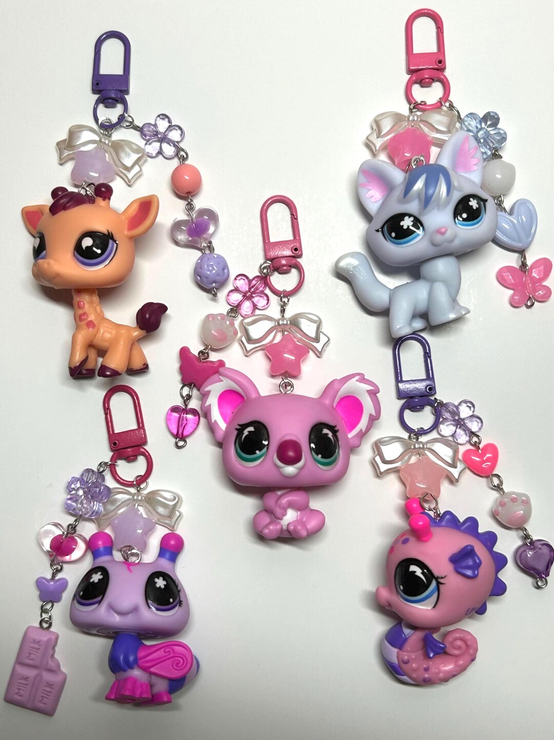 Handmade LPS Keychain - Etsy
