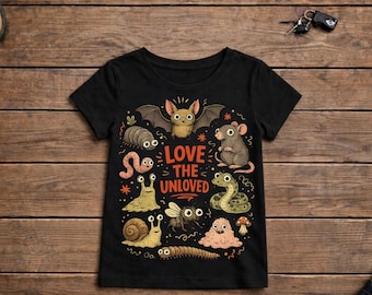 Camiseta de ciencia "Ama a los bichos olvidados" con el lema "Entomología de insectos", regalo científico para amantes de los insectos, camiseta gráfica para nerds de la entomología.