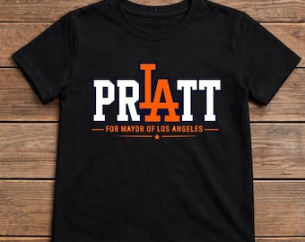 Camiseta Pratt para alcalde, regalo divertido de campaña política, camiseta gráfica con humor electoral
