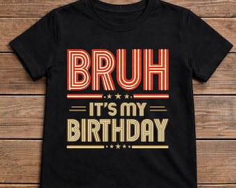 Camiseta divertida retro vintage "Its My Birthday Boy" para fiestas de cumpleaños, regalo de celebración de cumpleaños.