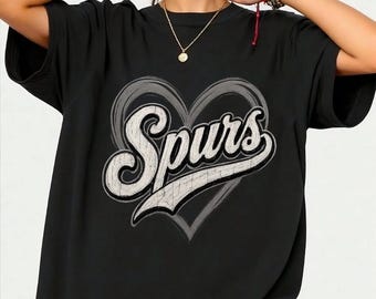 Cool Spurs Fan Shirt Retro Vintage Basketball T-Shirt, Classic NBA Lover Graphic Tee