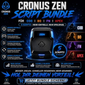 Cronus Zen Script Bundle, Premium Gaming Scripts Pack, FPS Controller Scripts, Pro Gamer Setup, Instant Download, Zen Script Collection