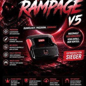 Przewodnik po konfiguracji i konfiguracji kontrolera Rampage V5 | Niestandardowe profile kontrolera Dostosowywanie wejścia Przewodnik po grach Instant Digital Download