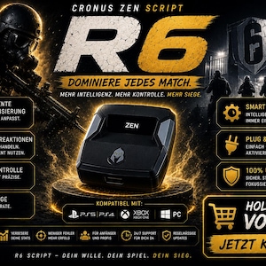 Cronus Zen Rainbow Six Siege Guide Controller Configuration, Sensitivity Settings, Optimization Tips & Instant Download